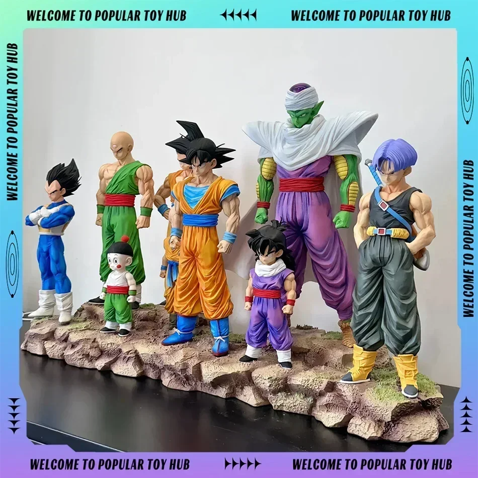 Dragon Ball Z Figure Complete Set of Figures JT Statue Son Goku Vegeta Figurine Anime Figure Collectable Custom Ornaments Toys