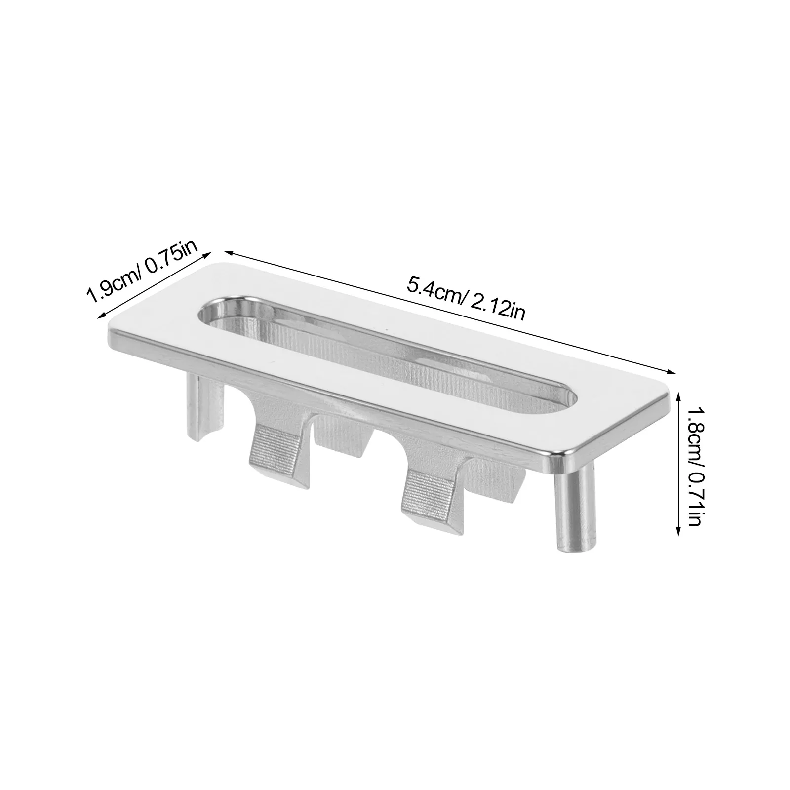 

2pcs Basin Overflow Cover Durable Plastic Trim Ring for Bathroom Sink Wash Basin Prevents Overflow Universal Fit Kitchen Sink