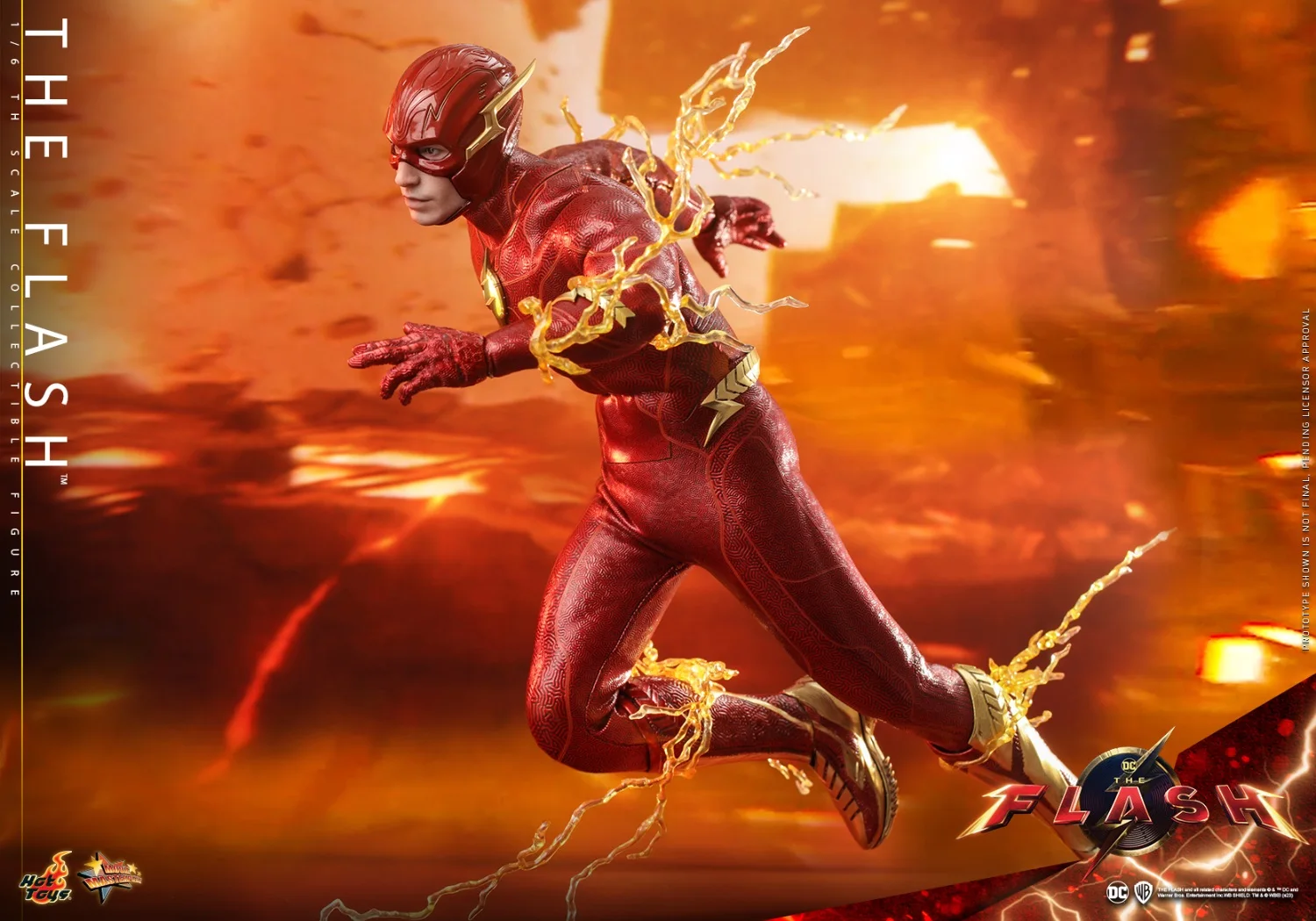 En Stock Hottoys juguetes calientes HT MMS713 1/6 The Flash Anime figura de acción juguete modelo coleccionable PVC regalo