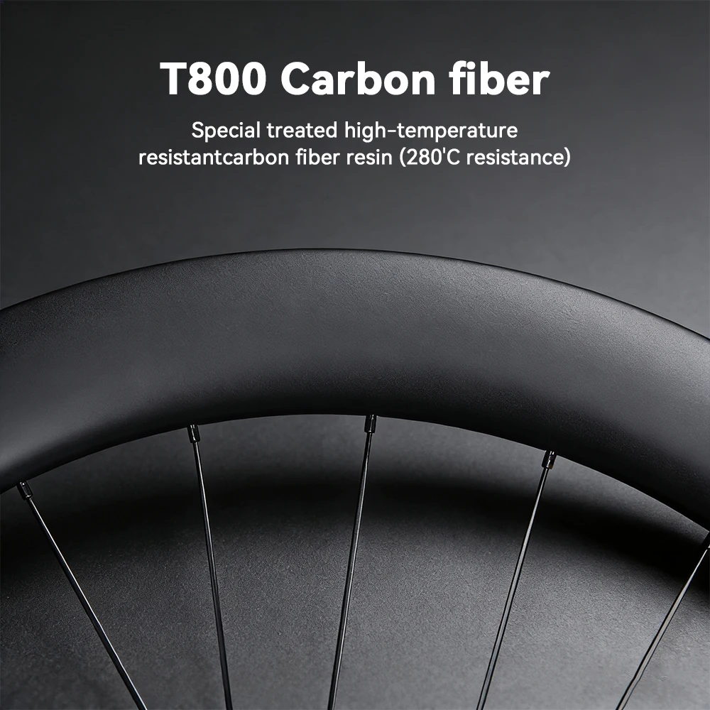 

Карбоновый дисковый колесный комплект 700C для шоссейных велосипедов, 32, 37, 46, 50, 60, 75 мм, совместимый с бескамерными шинами, Center Lock или 6-болтовый крепеж, 6-зубчатая втулка 60T