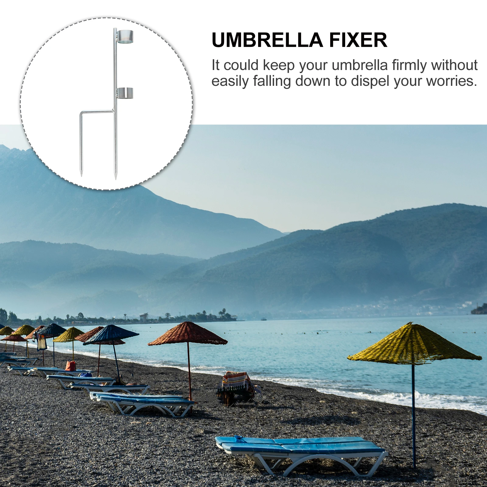 

Extended Floor Sturdy S Anchor Patio Fixer Umbrella St Ground Stake Outdoor Ground Anchor Rod Umbrella Holder