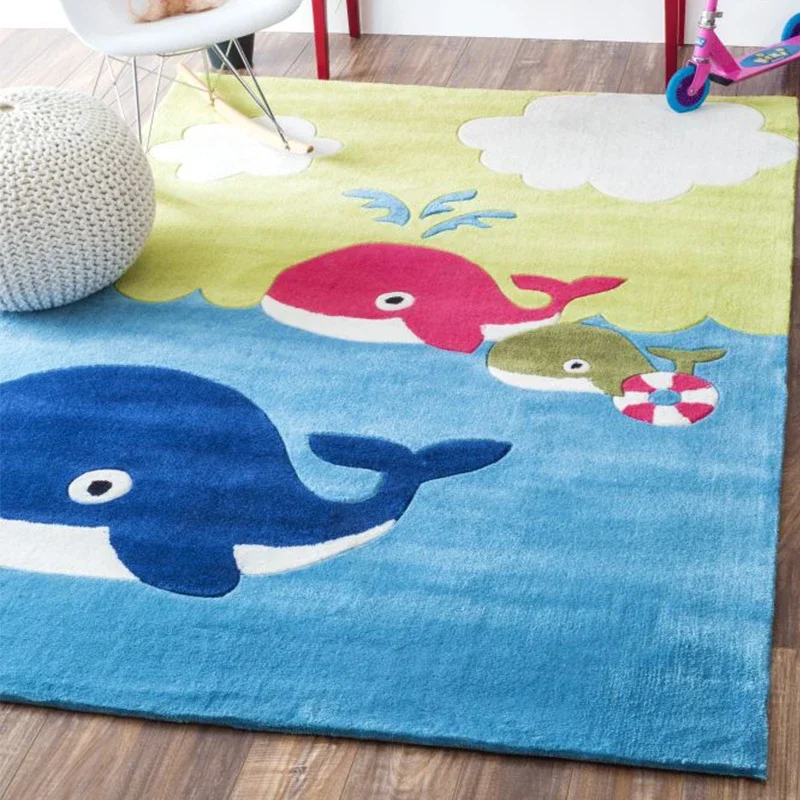 

Cartoon Children's Wool Children's Room Bedroom Full of Cute Boys and Girls Desk Customization Bay Window Carpet