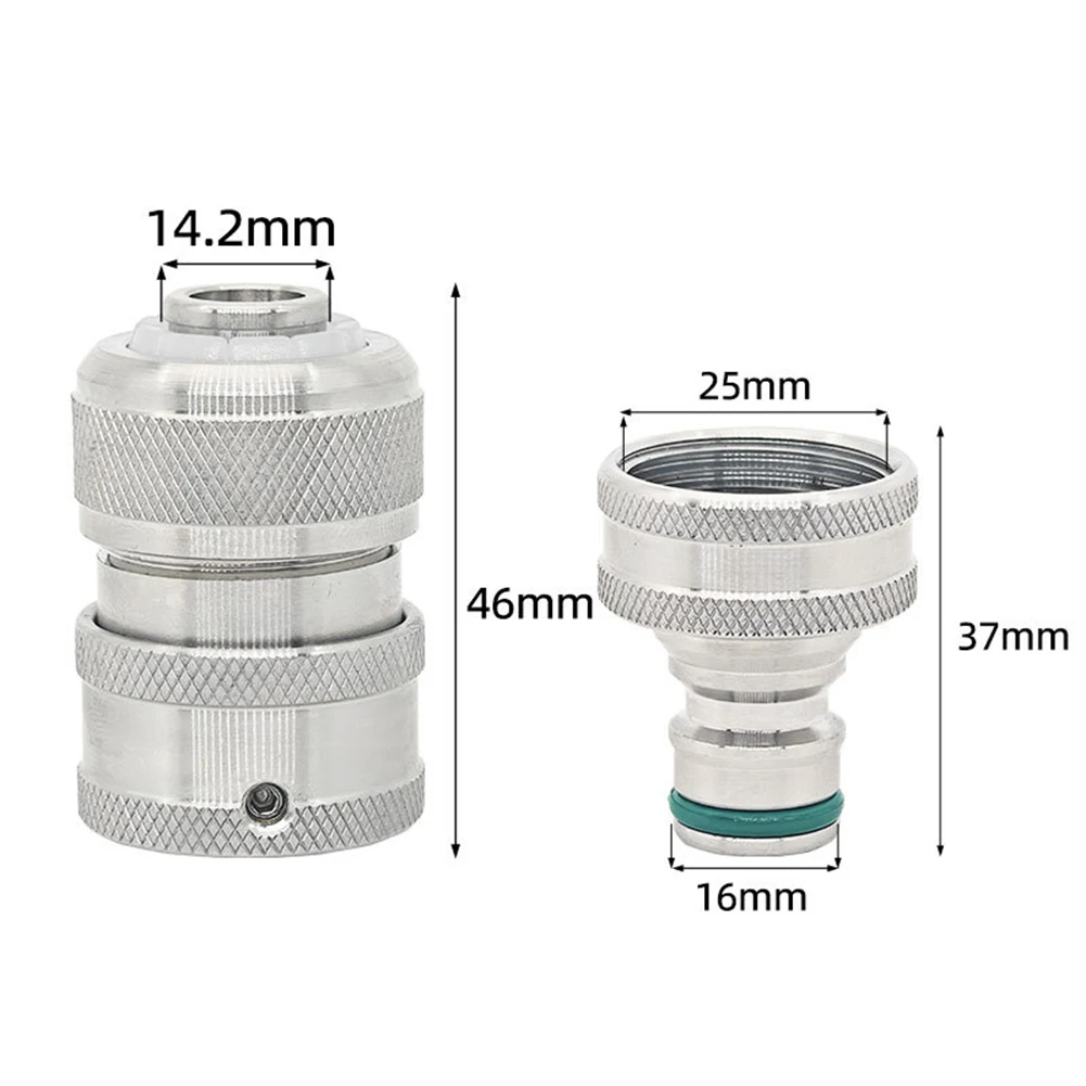 Car Wash Station Car Wash Connector Hose Connector Car Wash Silver for versatile Compatibility Quick-connect Design