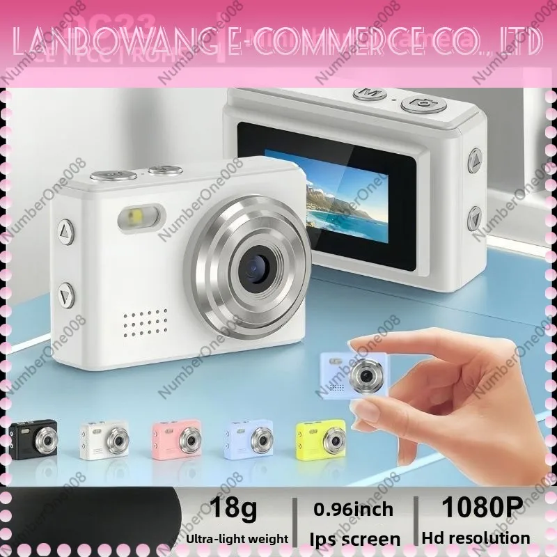 Retro Mini CCD Camera Portable Pocket Small Digital Camera for Students Kids Daily Shooting
