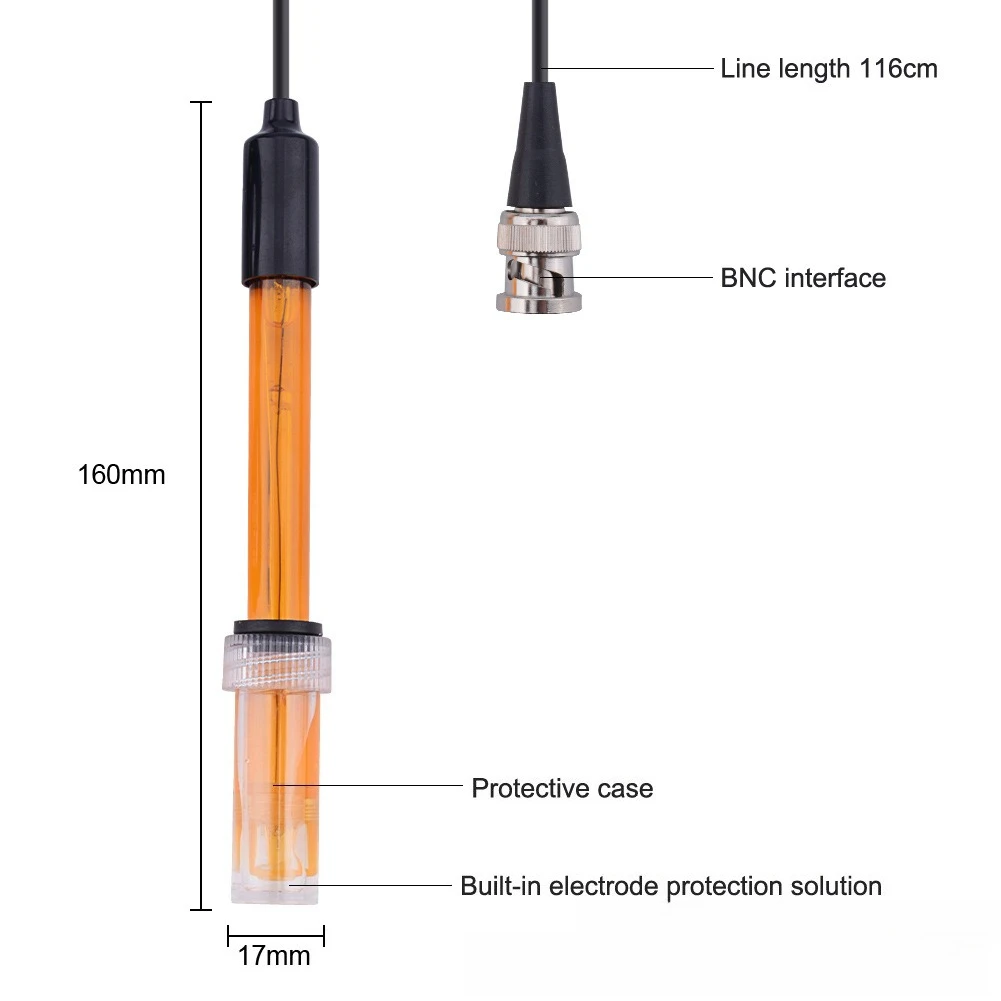 Needle Electrode Probe Hydroponics Laboratory Electrode Electrode BNC Interface Q9 Connector