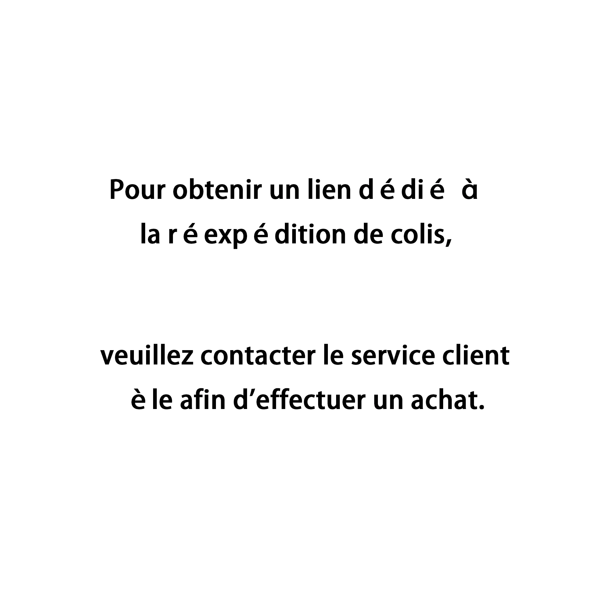 Solo para reedición del paquete. Póngase en contacto con el servicio al cliente.
