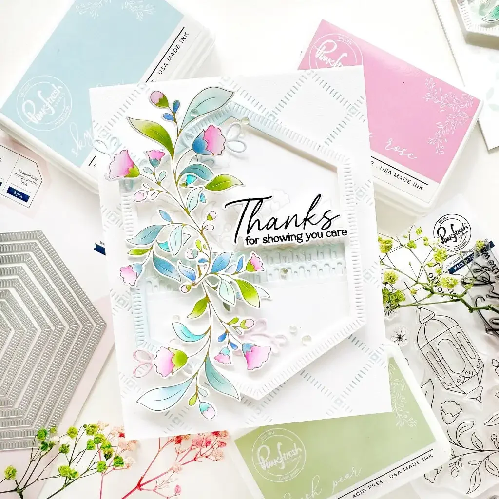Nested Squares Diagonal Stitch Die Metal Craft Cutting Dies Scrapbooking Die Paper Diary Decoration Manual Handmade For 2024 Ne