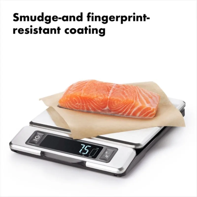 เครื่องชั่งอาหารสแตนเลส Good Grips 11 ปอนด์พร้อมจอแสดงผลแบบดึงออก