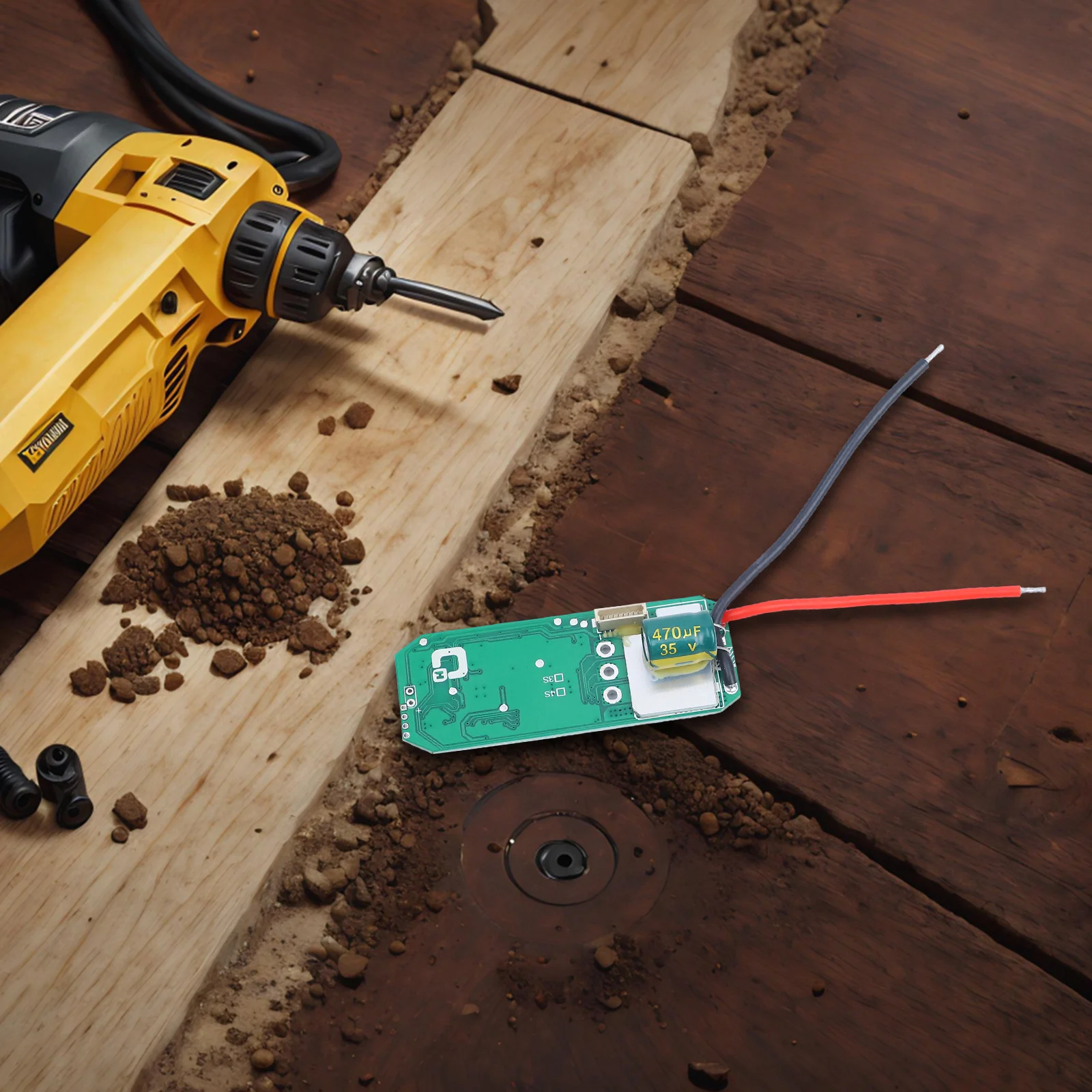 

Проекты «сделай сам», 68*26 мм, 2,68*1,02 в бесщеточной электрической дрели, детали электрической дрели, простая установка для электроинструментов