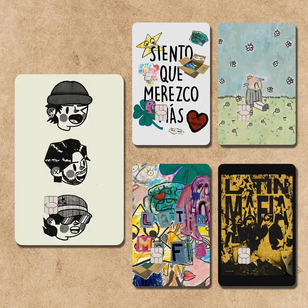 

Latin Mafia Card Stickers Credit Visa Debit Bank Charge Card Bus Metro Waterproof Sticker Decal Decoration
