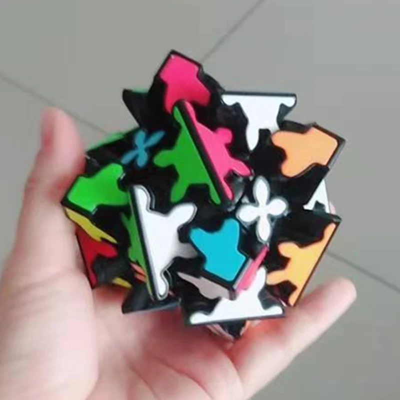 Gear Cube 3x3x3 ลูกบาศก์หมุนลื่น ไม่มีสติกเกอร์ ของเล่นพัฒนาสมองระดับมืออาชีพ สำหรับวัยรุ่น เด็ก และผู้ใหญ่ ของขวัญเสริมพัฒนาการ