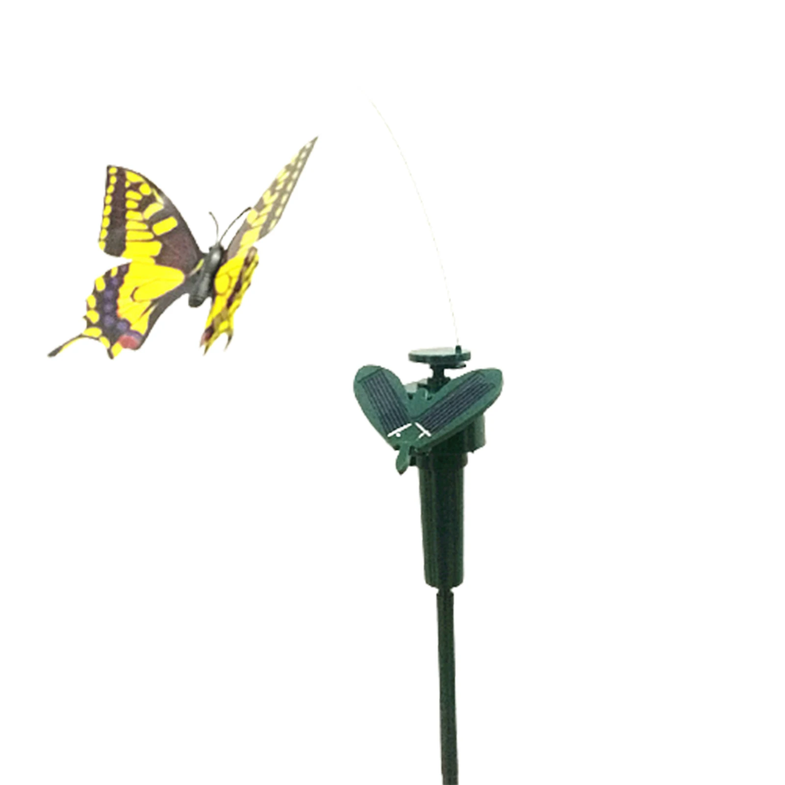 Colibrí Solar Mágico Que Vuela De Verdad - 3 Figuras Flotantes Para Jardín, Decoración Exterior Impermeable Que Funciona Con Sol O Pilas (Ahorra Energía)