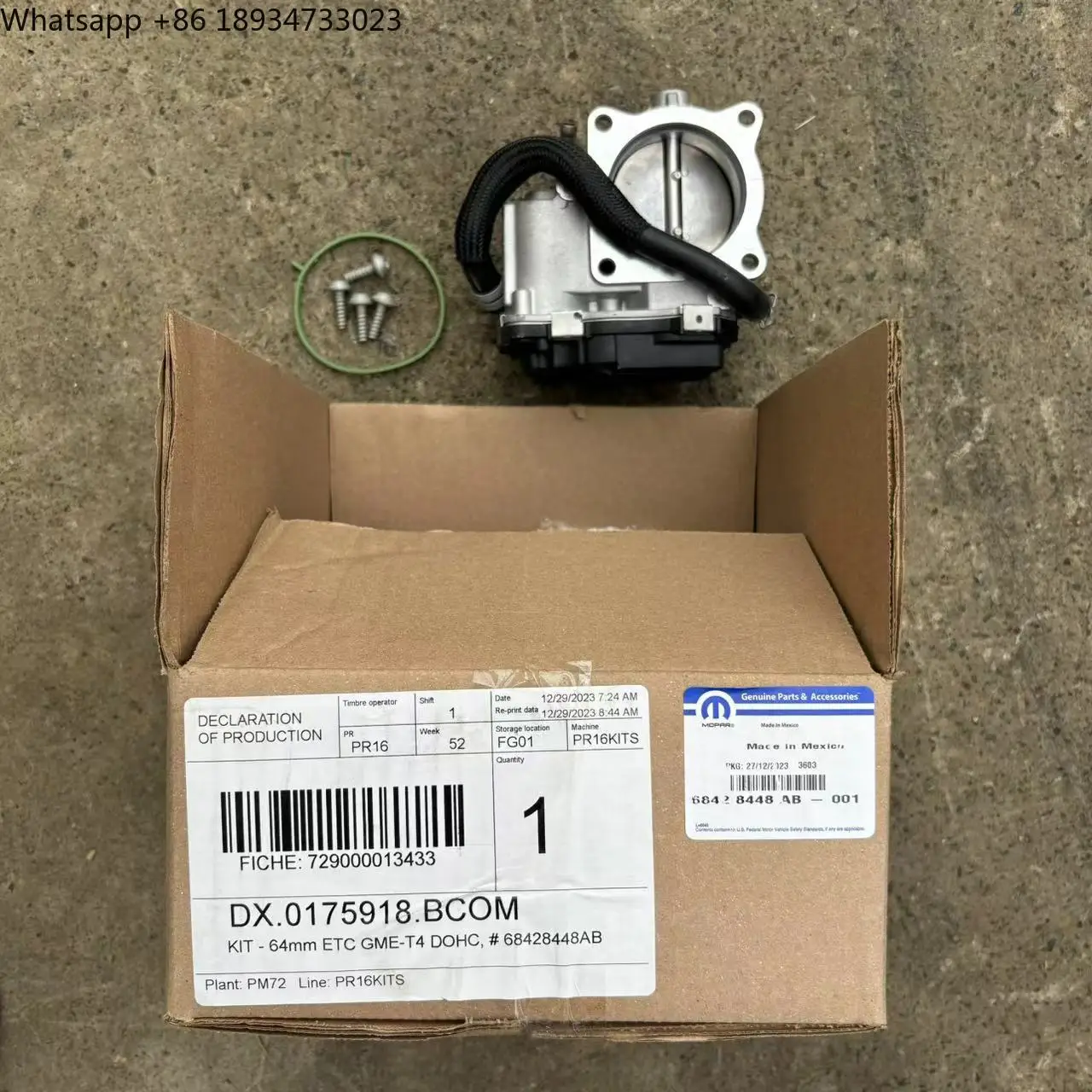 

mopar Authentic for Jeep Wrangler Throttle 68428448AB