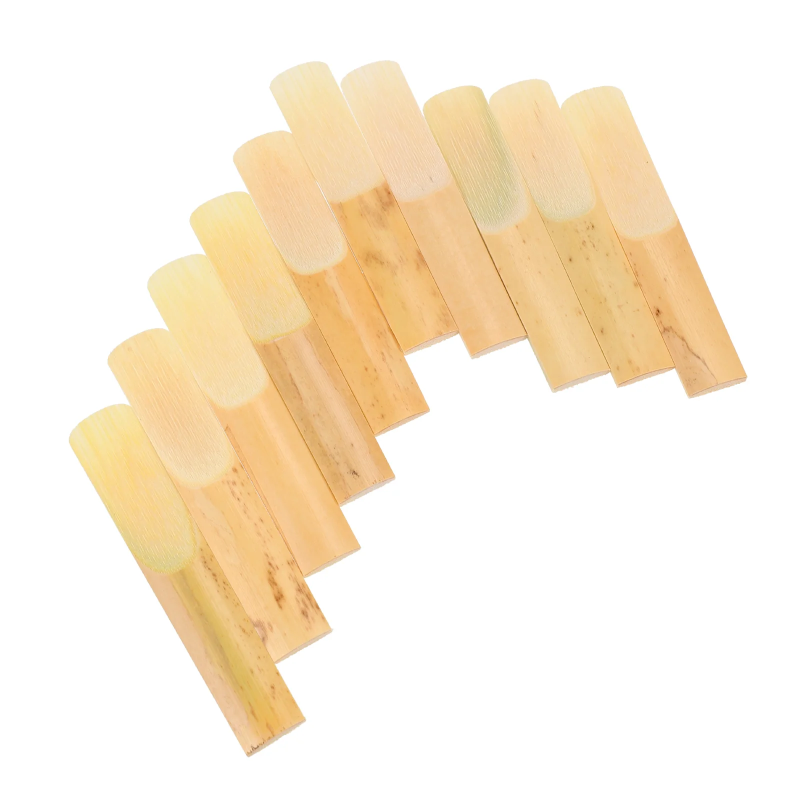 

10Pcs Clarinet Reeds Premium Handmade Thinner Reed Tips Easy Installation Professional Clarinet Accessories Parts
