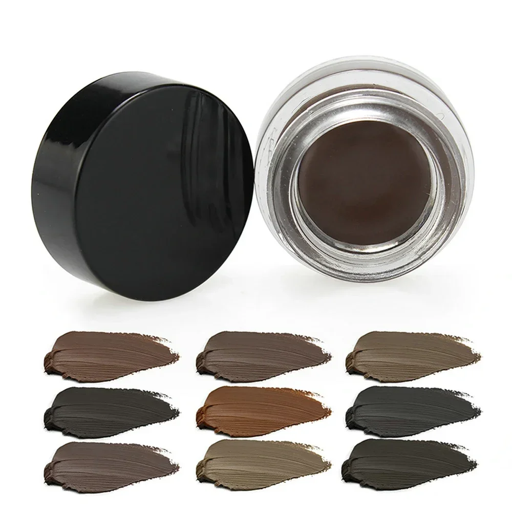 

Private Label Eyebrow Cream Custom Bulk 10 Colors Sweatproof Long-Lasting Pigment Waterproof Brow Makeup Beauty Colorful Tubes