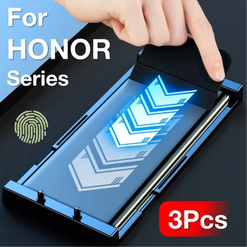 HONOR Magic 6 5 Pro 4 3 100 90 80 SE 70 60 50 PRO V40 X40 화면 보호기 용 3 Pcs 키트로 보호, 강화 유리가 아님