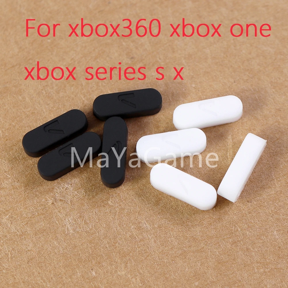 20 комплектов сменных черных резиновых ножек для XBOX ONE S черные белые для XBOX 360 XBOX серии S/X чехол для корпуса резиновый чехол