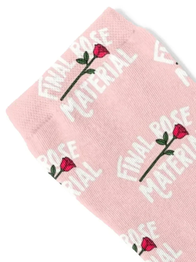 Final Rose Material Socks professional running funny gifts Mens Socks Women's