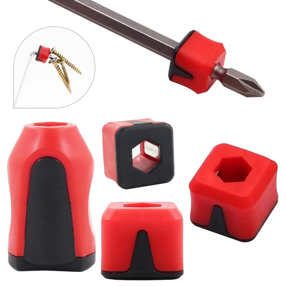 1Pcs Screwdriver Bit Magnetizer Strong Magnetic Accessories Sleeve Batch Head Screwdriver Hexagonal Wrench Magnetizer