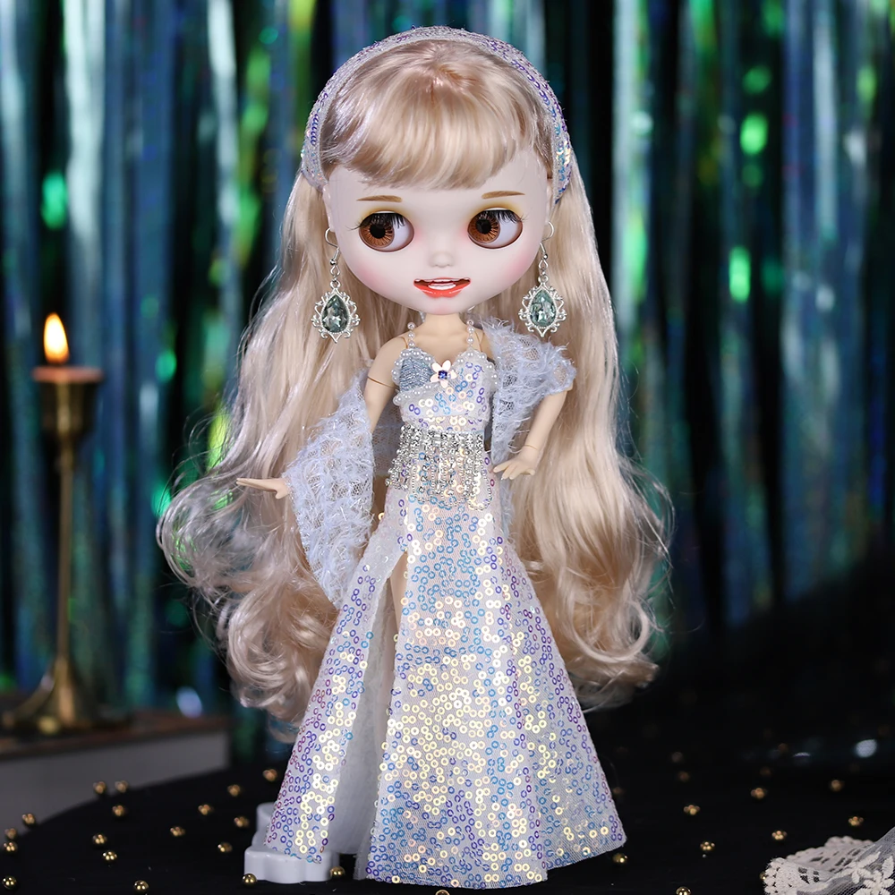 ICY DBS Blyth 인형 1/6 의류 공동 바디 공주 드레스 캐주얼 의류 장난감 선물