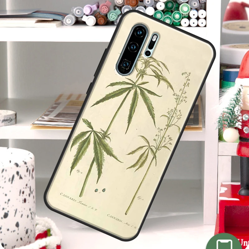 Botanical Drawings Flowers Plants Case For Huawei Nova 3i 7i 8i 11i Y70 Y60 Y90 Y91 Y61 9 10 SE 5T P30 P40 Lite P60 Pro Cover