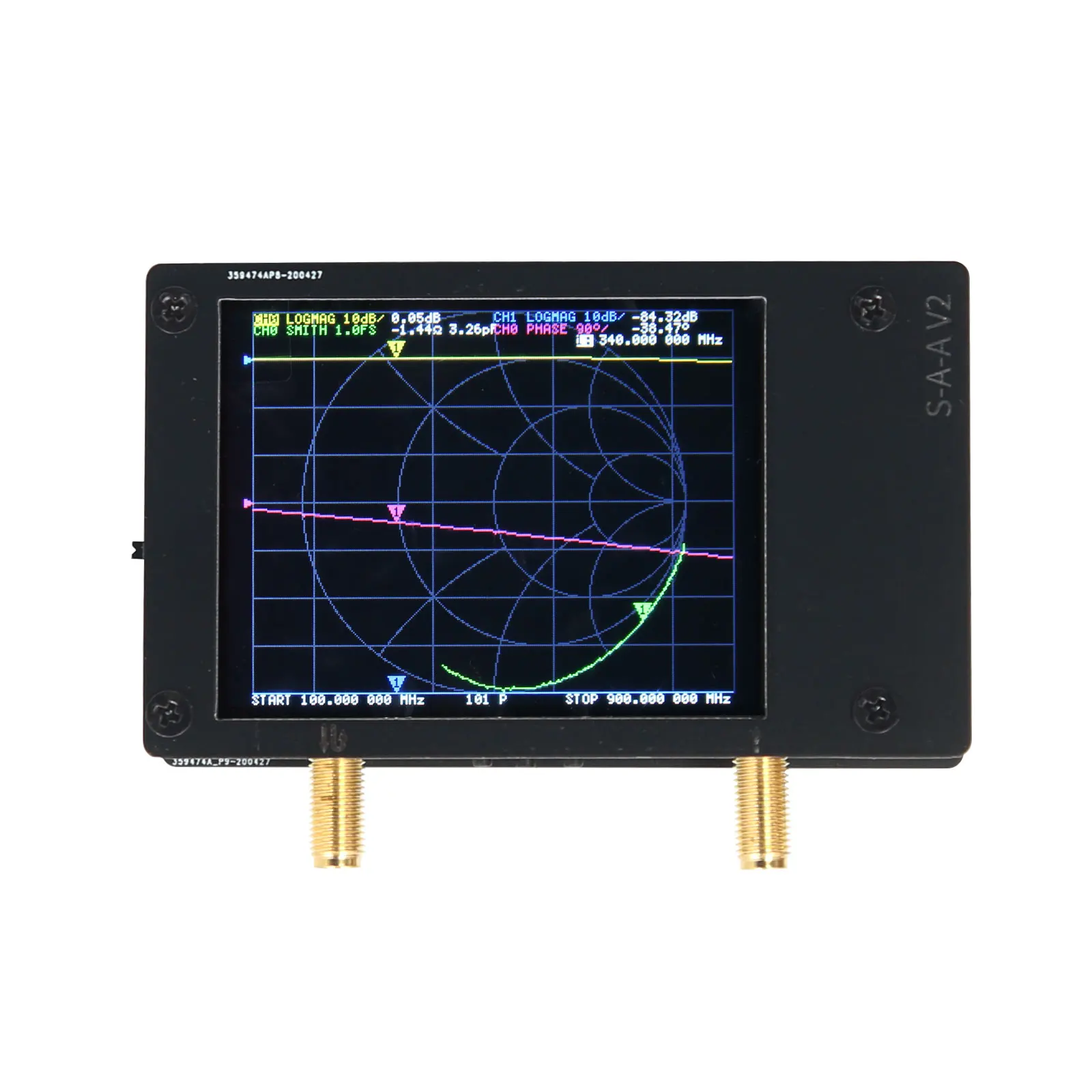 Nano VNA V2 3G 50kHz-3GHz Vector Network Analyzer VNA Antenna Analyzer For Shortwave High Frequency VHF UHF