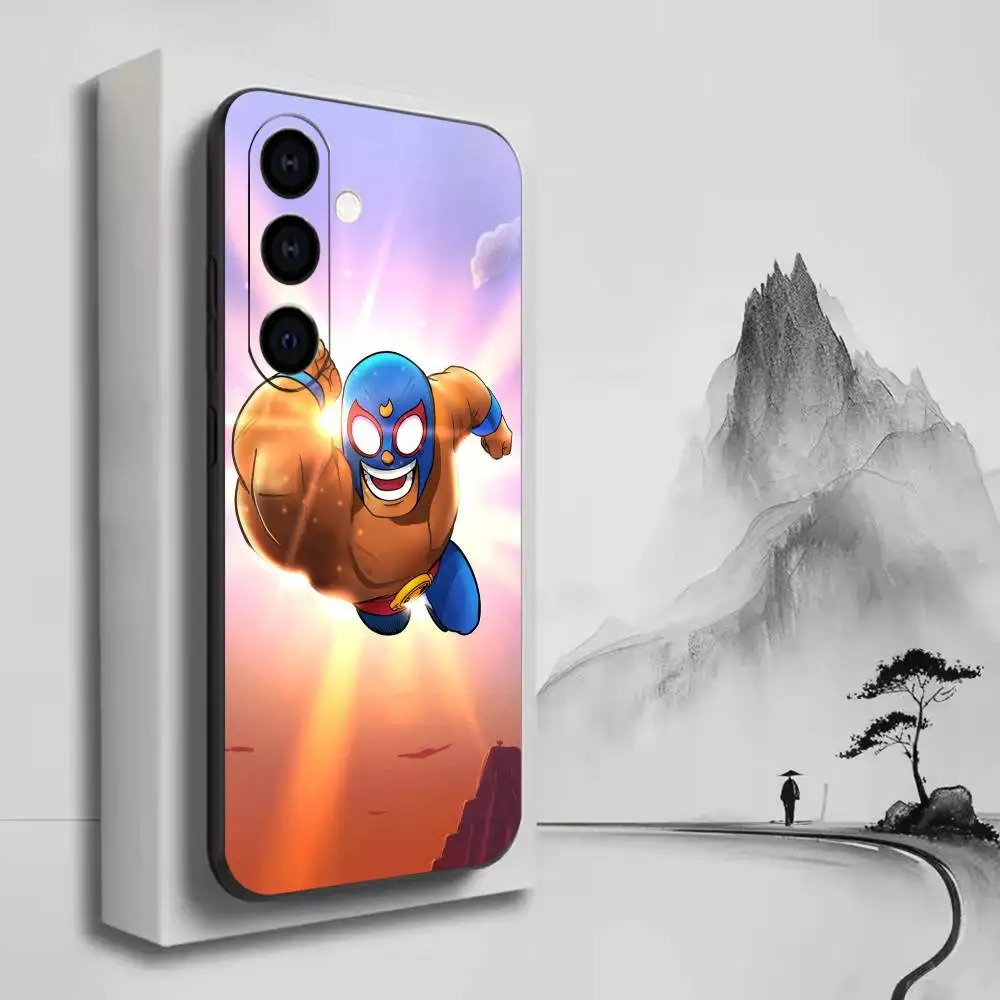 F-Funny game B-Brawl Stars-s Phone Case For Samsung A72,A53,A71,A70,A52,A73,A51,Silicone Black Soft - view 2