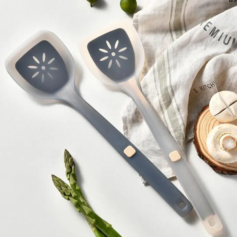KX4B крупные силиконовые приготовления пищи Spatulas из нержавеющей стали ядра, не являющаяся назолом