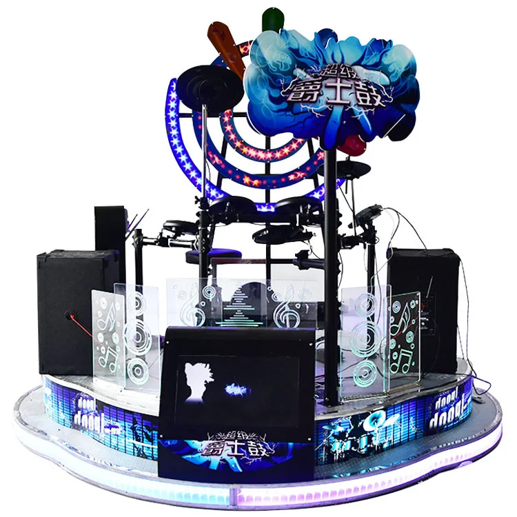 الرقص الموسيقى تسلية لعبة فيديو آلة تسلية الإلكترونية طبلة موسيقى الجاز ممر لعبة آلة للبيع