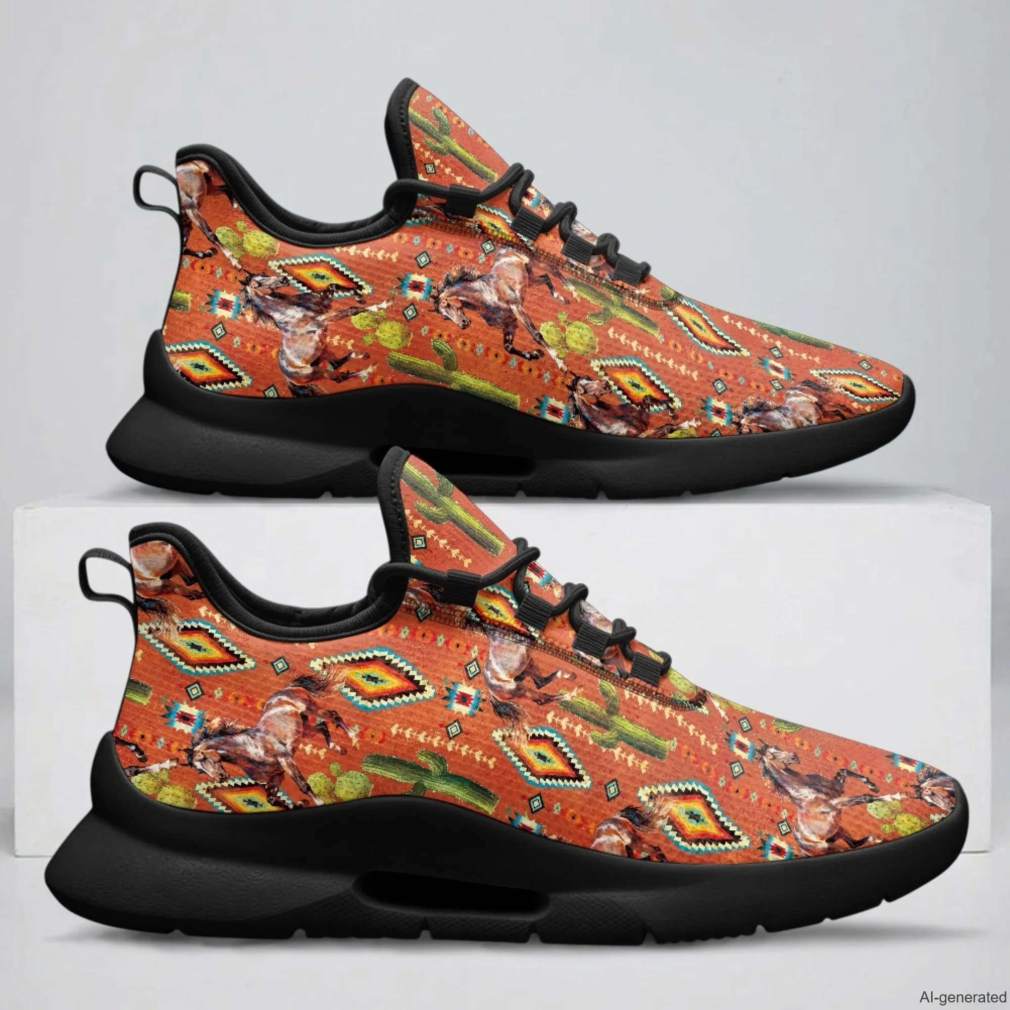 XIXIRIMIDO Tenis Feminino Lace-up Casual Shoes Nurse Sneakers Man Shoes Women's Sneakers and Casual Shoes Horse Pattern 35-48