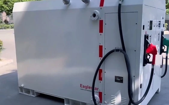 

Portable Mobile Mini Gas Station Fuel Pumps Filling Station Petrol Pumps Trade Container Fuel Dispenser for Skid Petrol Station