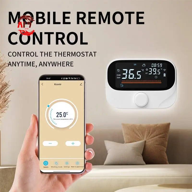 

AF90-Tuya Wi-Fi умный дом беспроводной термостат RF аккумулятор газовый котел водонагрев цифровой регулятор температуры