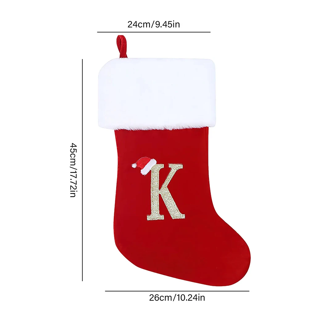 クリスマスレター刺stocストッキング、家の装飾、クリスマスパーティー、木の装飾、ギフト、2023、2024