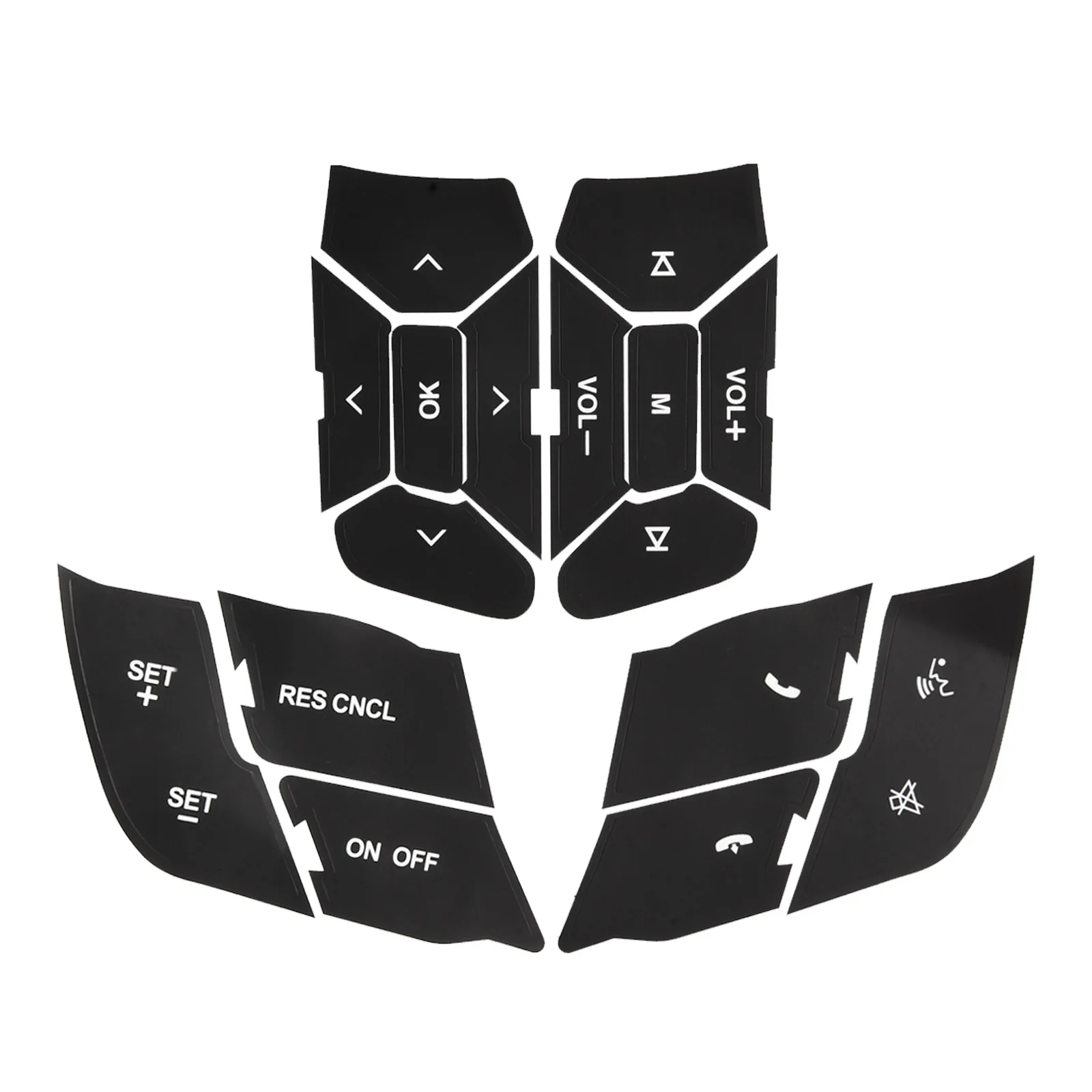 For FORD For MUSTANG 2015-2018 GEN STEERING WHEEL Reflected Light From The Board Can Be Illuminated Through The White Writing