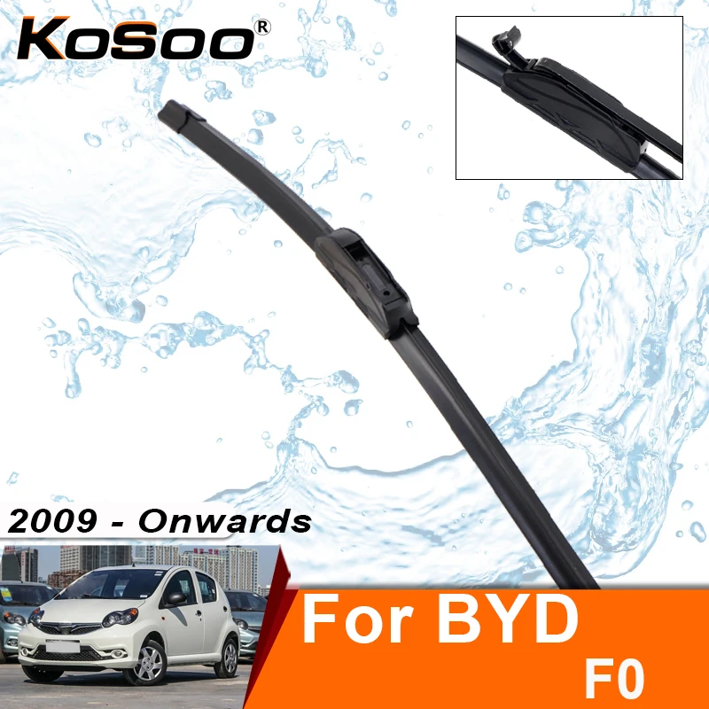 Щетка стеклоочистителя для BYD F0 2009 года и новее, резиновая насадка для лобового стекла, аксессуар для переднего стеклоочистителя