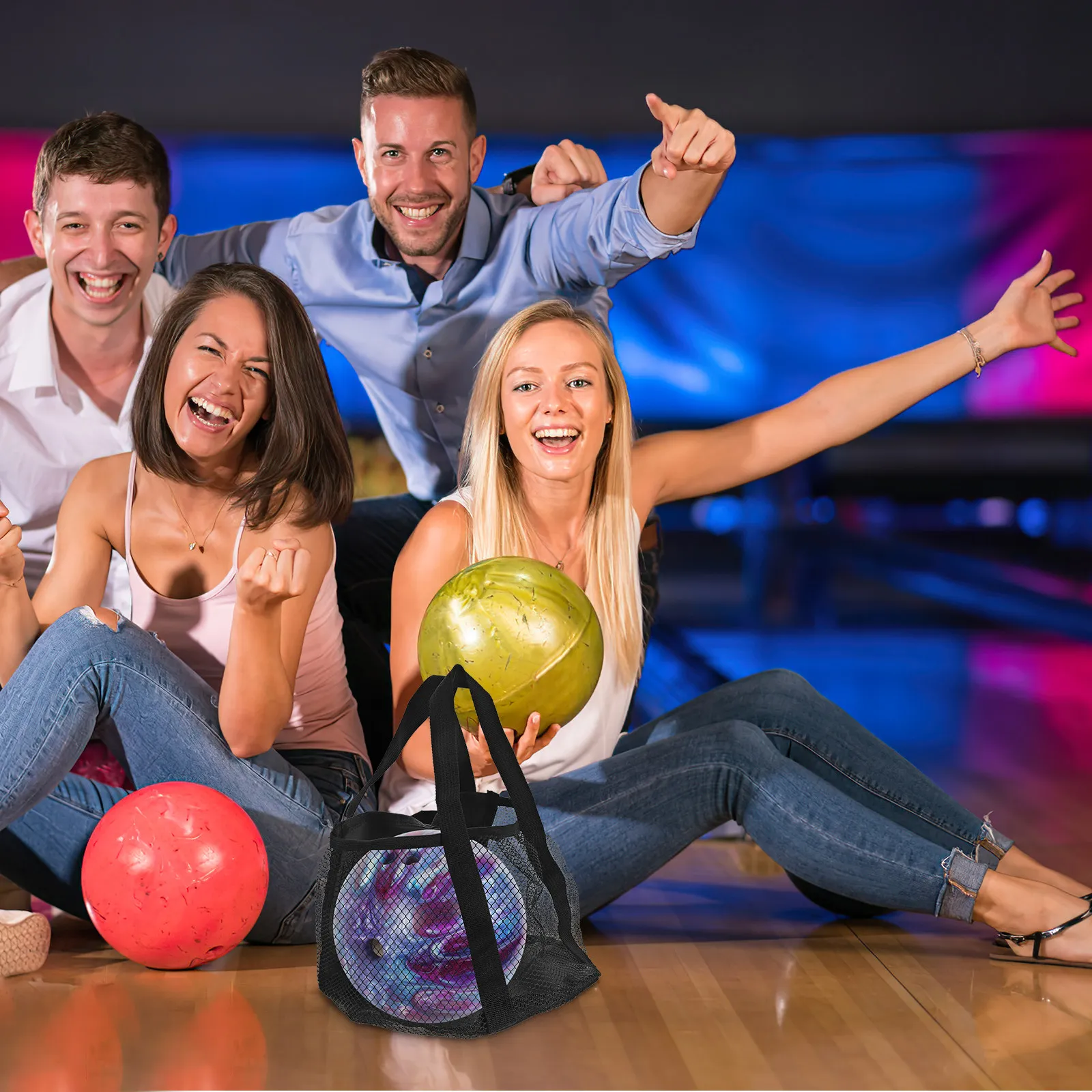 

Портативная сумка для шаров для боулинга, сверхпрочная, износостойкая, для переноски одного шара, для использования на улице и в помещении, удобная ручная спортивная сумка-чехол