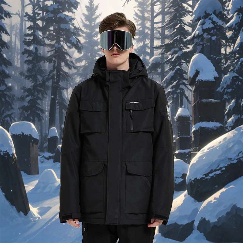 Snow Jackets Waterproof Male Skiing Jackets New Winter Sport Men Ski Coats Snowboard Wear Outerwear Windproof Mountain Tracksuit