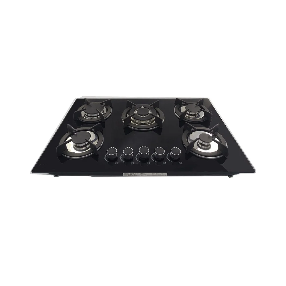 Home appliances kitchen gas hob stove 5 burners heavy duty factory price