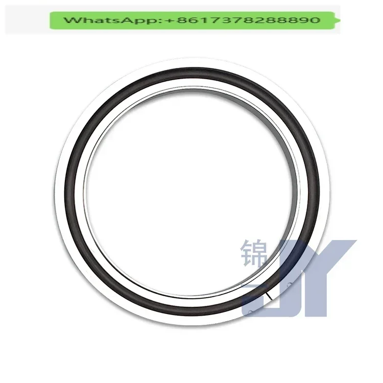 10pcs ISO 63 80 100 high vacuum center bracket, stainless steel fluorine rubber aluminum outer flange sealing O-ring