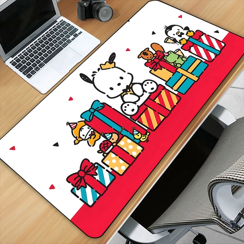 Large Mousepad XXL Pochacco Pad Keyboard Gaming Accessories Mouse Mats Game Office Computer Desk Mat  placemats for table