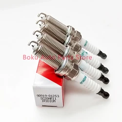 SC20HR11 90919-01253 4 PCS For Toyota Corolla Prius Lexus new iridium spark plugs 9091901253 SC20 HR-11 90919 01253