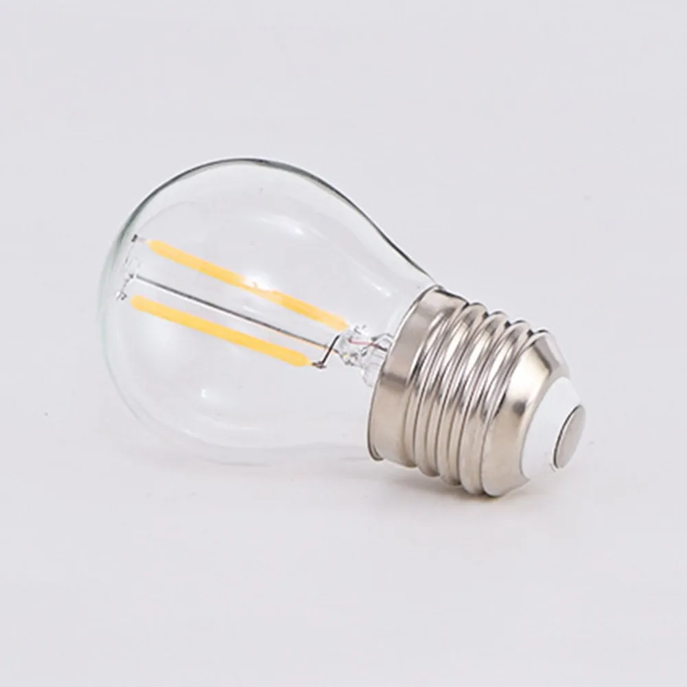 

180-240V LED Bulb 1PCS 1X 2700K 2W/4W/6W Clear E27 G45 Light Nostalgia Retro Transparent High Quality Hot Best