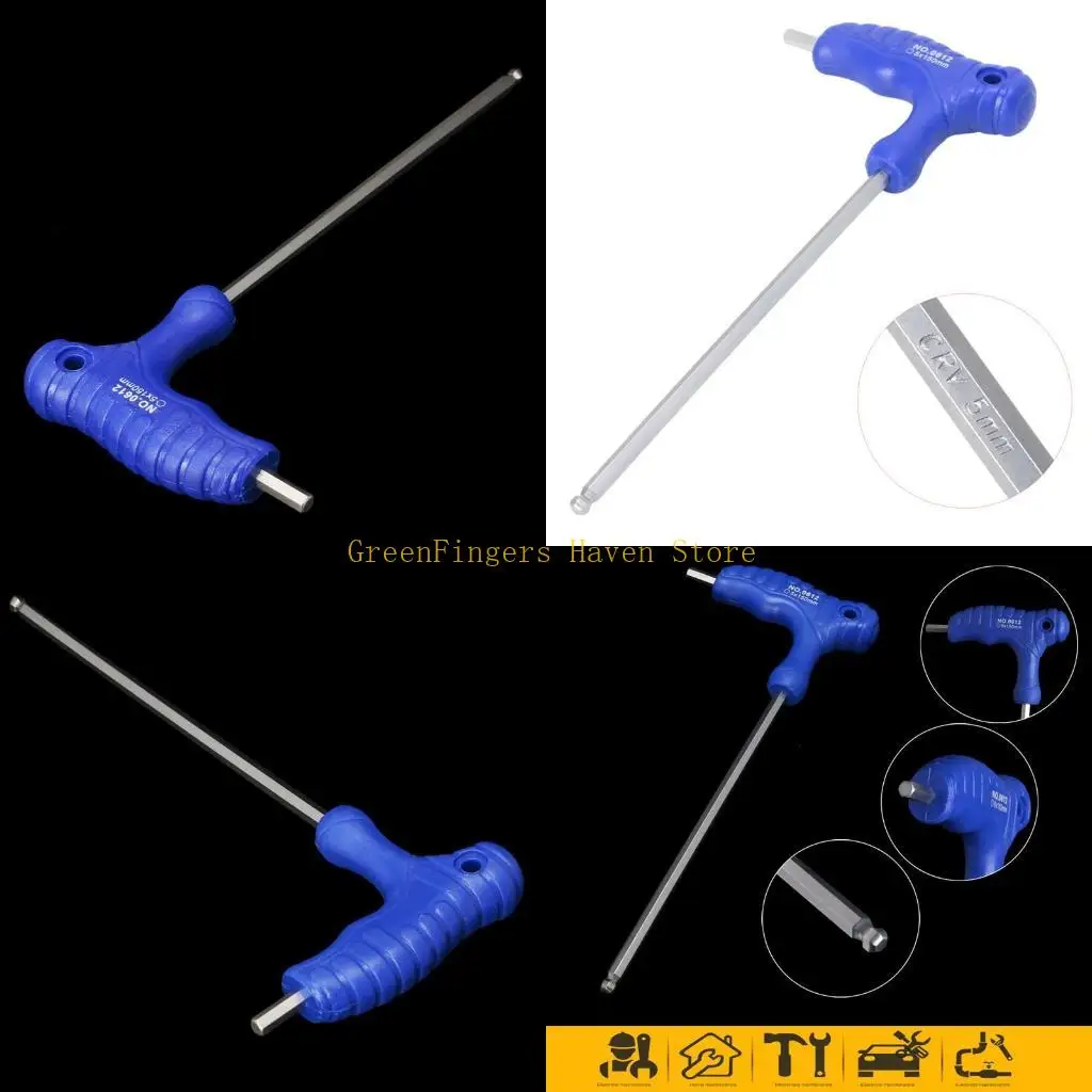 

F68D H5/H6 5 мм/6 мм T-Handle Allen для шестнадцатеричного шестигранного шестигранного ключа