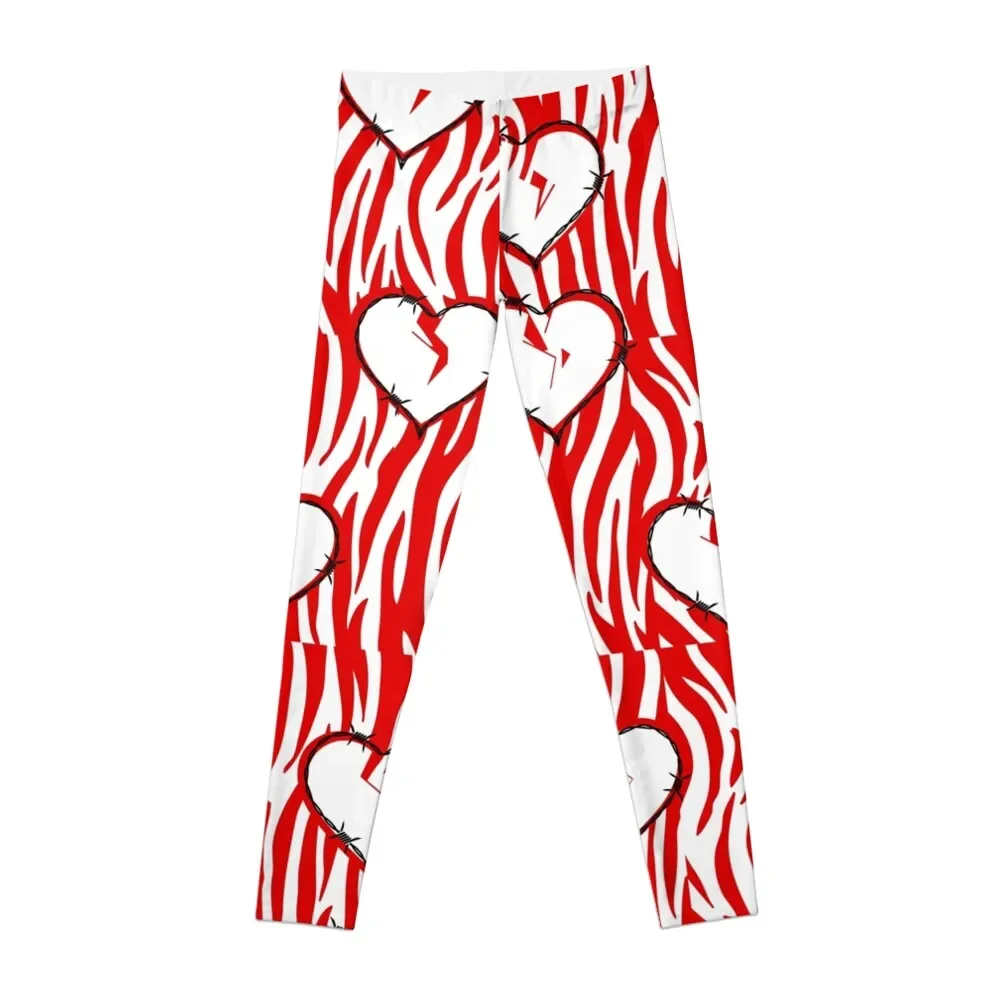 

Barbed Wire Candy Hearts Leggings trousers gym top gym wear Womens Leggings