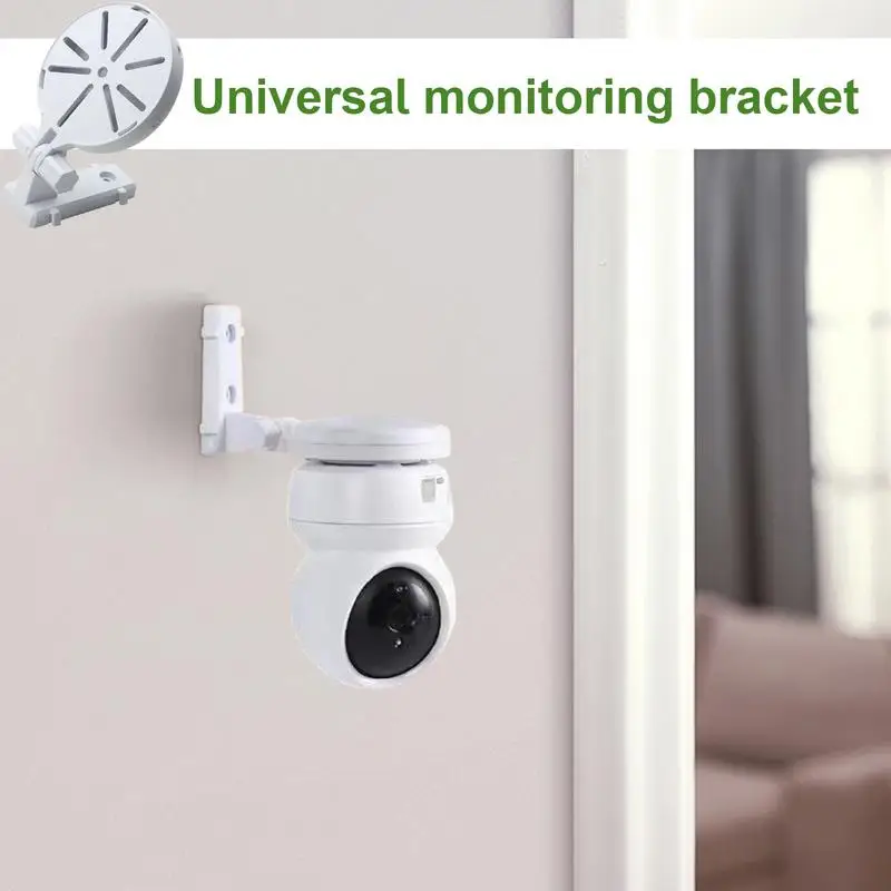 Étagère Murale pour Caméra de Sécurité, Rotation à 180 °, Montage Rapide, Utilisation Intérieure pour Enfants et Moniteurs