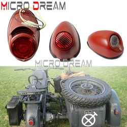 For BMW R71 R12 R75 R51 M72 K750 750cc Replika Sidecar Taillight Fender Light Tail Brake Light Stop Lighting Rear Running Light