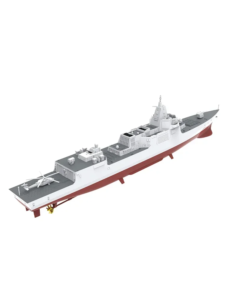 MENG Kit de modelo de navio montado PS-009 Separação pré-cor, destruidor de mísseis tipo chinês 055 1/700