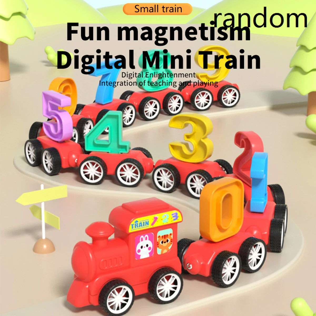 Magnetic Number Train Toy for Toddlers 1