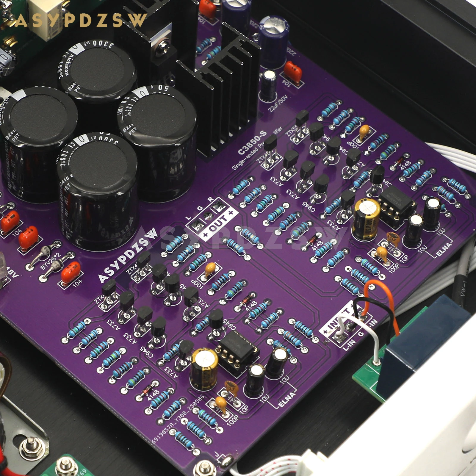 Preamplificatore HIFI C3850-S single-ended in classe A con ingresso RCA a 3 vie Riferimento Accuphase C-3850