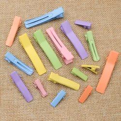 50pcs Random Colors Mix Crocodile Hairpin Hair Clips Hairpins  DIY Jewelry Making Accessories Findings